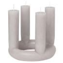 Broste Copenhagen Advent Candle - Light Grey