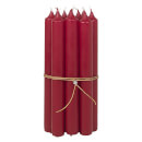 Broste Copenhagen Classic Taper Candle - Set of 10 - Red