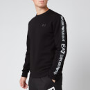 Emporio Armani EA7 Men's Sleeve Logo Sweatshirt - Black