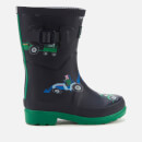 Joules Kids' Welly Print Wellies - Navy Animal