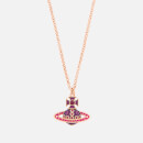 Vivienne Westwood Women's Regina Bas Relief Pendant - Pink Gold Amethyst Magenta Amethyst