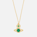 Vivienne Westwood Women's Ouroboros Small Pendant - Gold Emerald