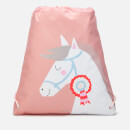 Joules Kids' Active Drawstring Bag - Pink Horse