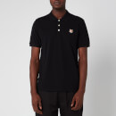 Maison Kitsuné Men's Fox Head Patch Polo Shirt - Black
