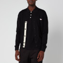 Maison Kitsuné Men's Classic Tricolor Fox Patch Cardigan - Black