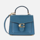 Coach Women's Mixed Leather Tabby Top Handle 20 Bag - Lake
