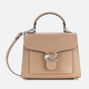 Coach Women's Mixed Leather Tabby Top Handle 20 Bag - Taupe