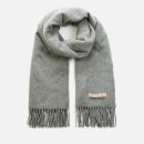 Acne Studios Canada New Oversized Wool Scarf - Grey Melange