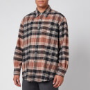 Our Legacy Men's Above Plaid Shirt - Brown