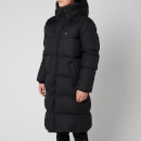 Mackage Men's Elio Light Down Hooded Long Coat - Black