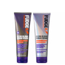 Fudge Clean Blonde Damage Rewind Shampoo and Conditioner 250ml
