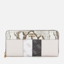 Guess Women's Katey Large Zip Around - Stone Multi