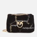 Pinko Women's Love Classic Puff Furry Bag - Black