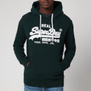 Superdry Men's Vintage Label Embroidery Hoodie - Pine