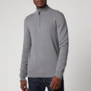 Superdry Men's Orange Label Henley Jumper - Jersey Grey Marl