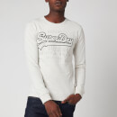 Superdry Men's Vintage Logo Embossed Long Sleeve T-Shirt - Queen Marl