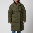 Whistles Women's Trench Puffer Jacket - Khaki