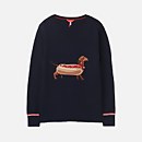 Joules Women's Miranda Intarsia Knit Jumper - French Navy