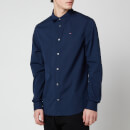 Tommy Jeans Men's Original Stretch Long Sleeve Shirt - Black Iris