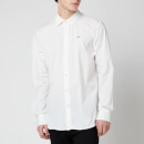 Tommy Jeans Men's Original Stretch Long Sleeve Shirt - Classic White
