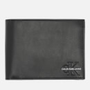 CK Jeans Men's Monogram Billfold Coin Wallet - Black