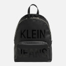 CK Jeans Men's Coated Logo Campus Backpack - Ultimate Black