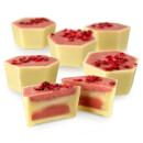 Raspberry Pannacotta Selector