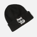 Karl Lagerfeld Women's K/Choupette Sparkle Beanie - Black