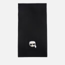 Karl Lagerfeld Women's K/Ikonik Embroidery Scarf - Black
