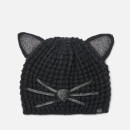Karl Lagerfeld Women's Choupette Luxury Beanie - Black