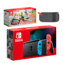 Nintendo Switch (Neon Blue/Neon Red) Mario Kart Live: Home Circuit - Luigi Set Pack