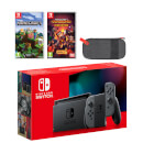 Nintendo Switch (Grey) Minecraft Double Pack