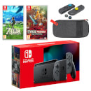 Nintendo Switch (Grey) The Legend of Zelda Double Pack