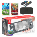Nintendo Switch Lite (Grey) The Legend of Zelda Double Pack