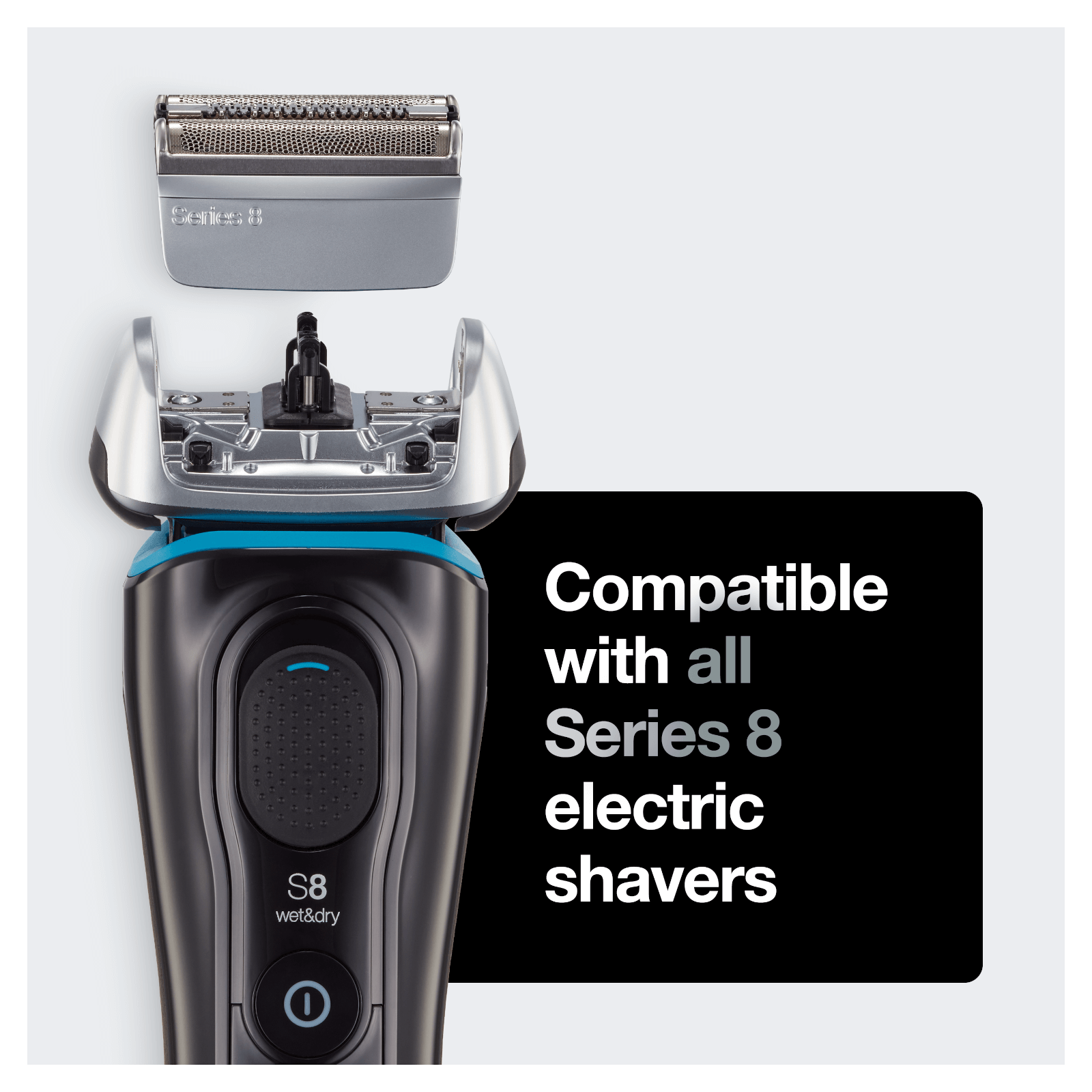  compatible with all series 8 electric shavers