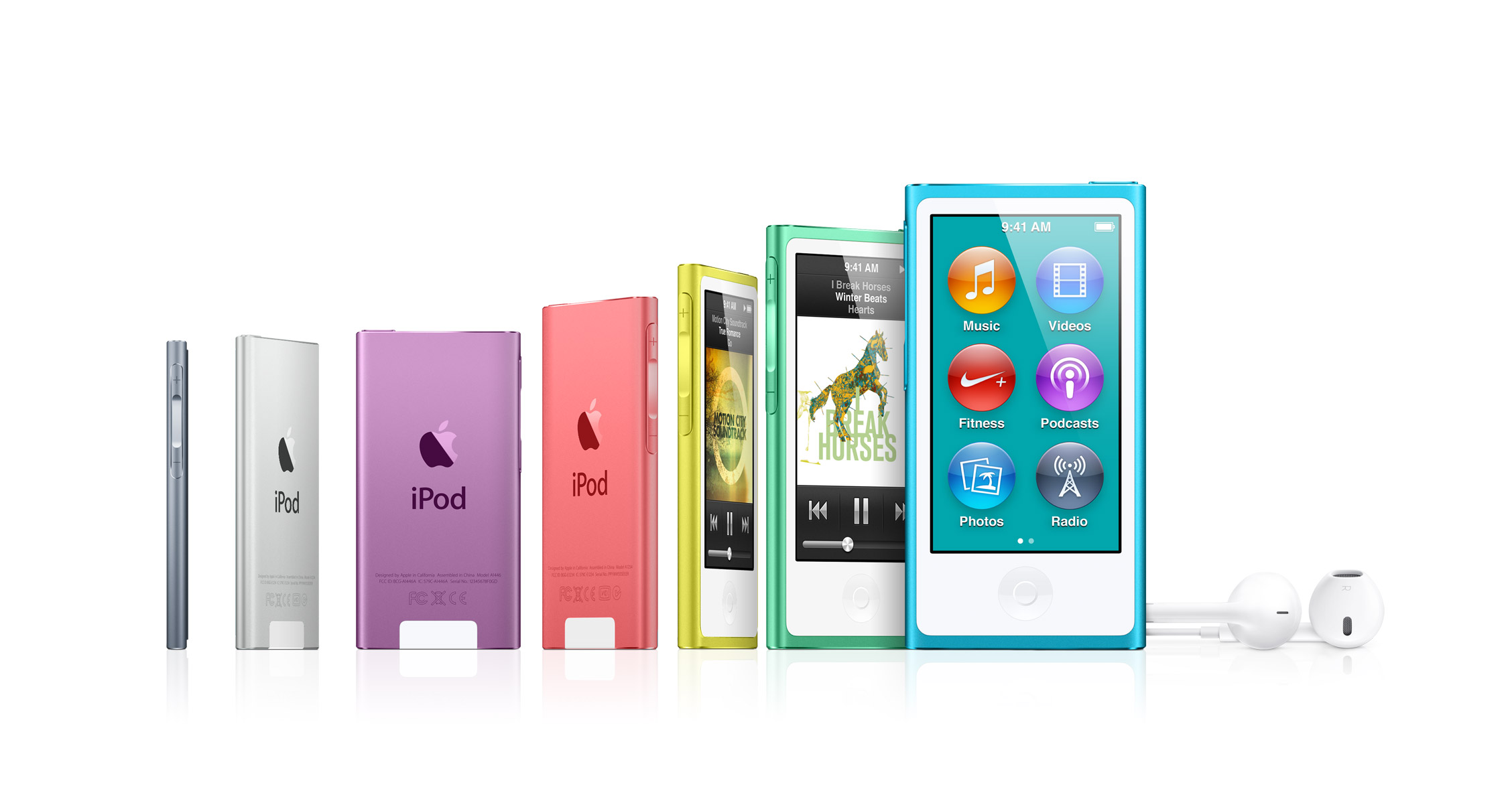 Apple - ○iPod nano 第7世代 本体 16GB パープル 新品 コード、ケース