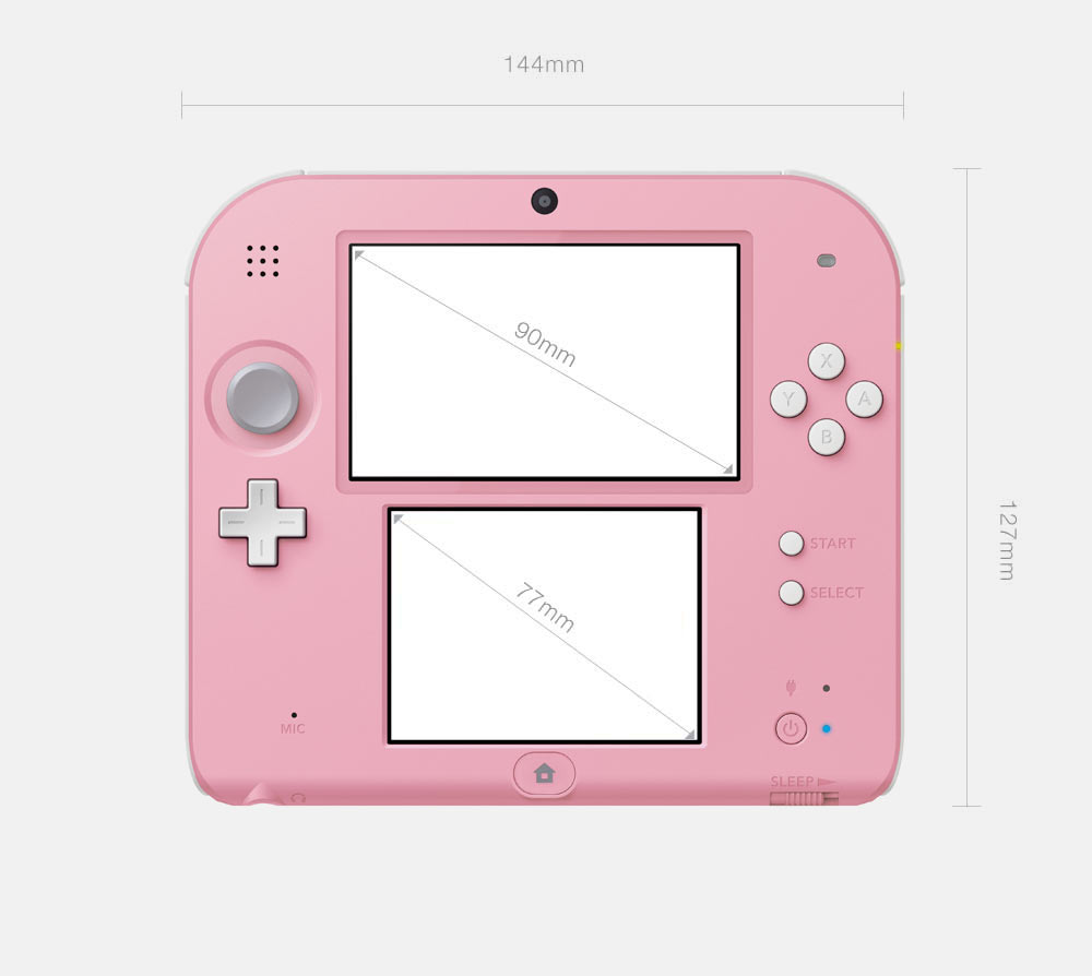 2ds console white