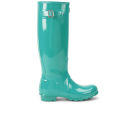 Hunter Women's Original Tall Gloss Wellies - Jade