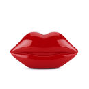 Lulu Guinness Red Lips Perspex Clutch - Red