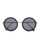 Le Specs Women's Ziggy Round Sunglasses - Black