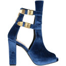 Kat Maconie Women's Natasha Velvet Gladiator Heels - Marinho Blue