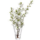 LSA Molten Flare Vase 28cm Clear