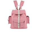 Grafea Candy Crush Medium Leather Rucksack - Pink/White