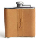 Oliver Sweeney Walton Leather Hip Flask - Tan