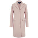 VILA Women's Stilly Wool Coat - Cameo Rose