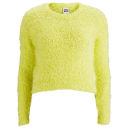 Vero Moda Women's Fluffy Jumper - Sunny Lime