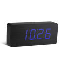 Gingko Slab Click Clock - Black