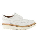 Grenson Men's Archie V Leather Brogues - White