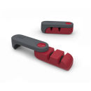 Joseph Joseph Rota Knife Sharpener - Dark Grey/Red