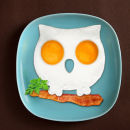 Funny Side Up Owl Egg Mould